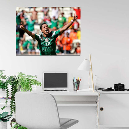 Giovani dos Santos Goal Mexico 2014 World Cup Football Wall Art Print Poster