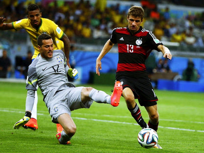Thomas Muller Shot Goal Amazing Germany World Cup Wall Art Print Poster