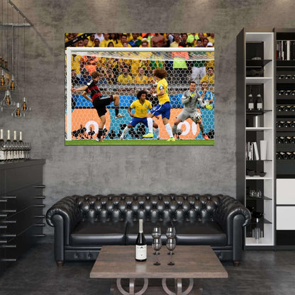 Thomas Muller Shot Volley Goal Germany 2014 World Cup Wall Art Print Poster