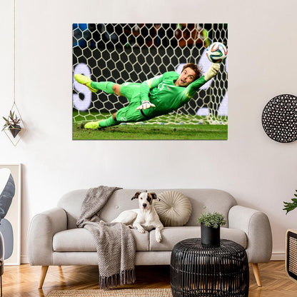 Tim Krul Penalty Kick Save Netherlands Football Wall Art Print Poster