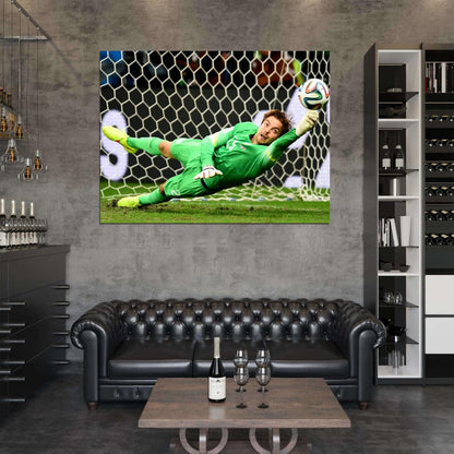 Tim Krul Penalty Kick Save Netherlands Football Wall Art Print Poster