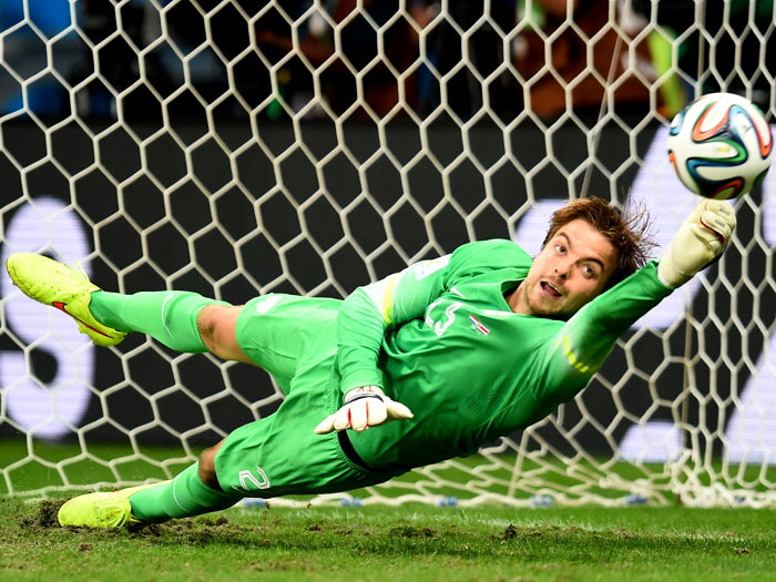 Tim Krul Penalty Kick Save Netherlands Football Wall Art Print Poster