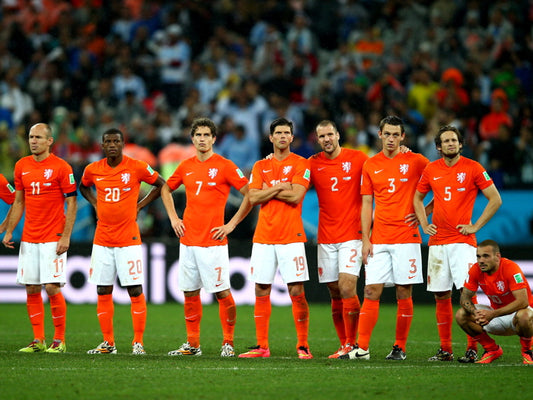 Team Players Netherlands 2014 FIFA World Cup Football Wall Art Print Poster