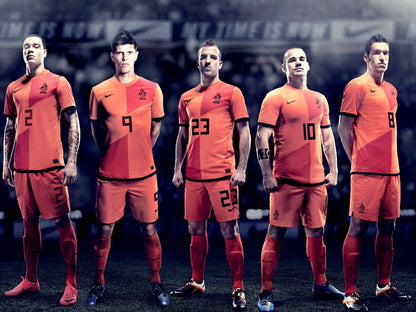 Huntelaar Van der Vaart Sneijder Netherlands Football Wall Art Print Poster