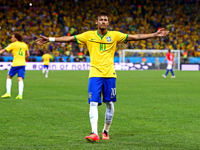Neymar Jr 2014 FIFA World Cup Brazil Soccer Football Wall Art Print Poster