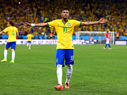 Neymar Jr 2014 FIFA World Cup Brazil Soccer Football Wall Art Print Poster