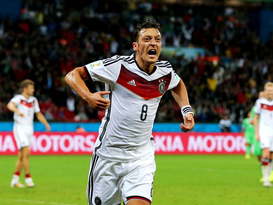 Mesut Ozil Goal Germany World Cup Soccer Football Wall Art Print Poster