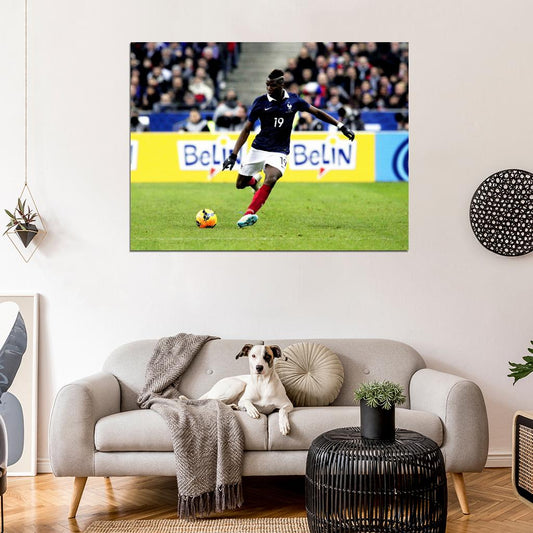 Paul Pogba Shot France Soccer Football Wall Art Print Poster