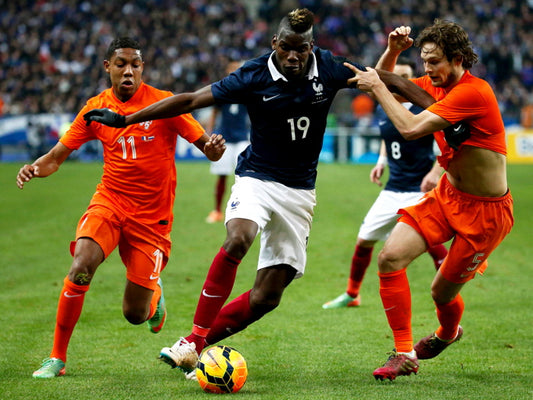 Paul Pogba France The Netherlands Soccer Football Wall Art Print Poster