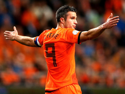 Robin van Persie Captain The Netherlands World Cup Wall Art Print Poster