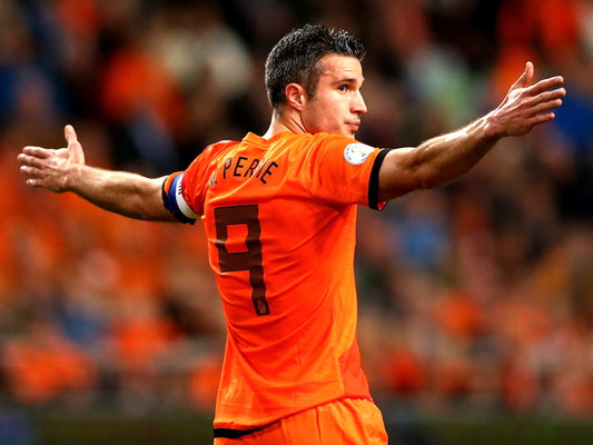 Robin van Persie Captain The Netherlands World Cup Wall Art Print Poster