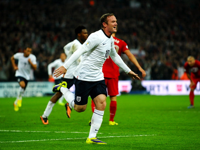 Wayne Rooney Goal Celebration England Soccer Football Wall Art Print Poster