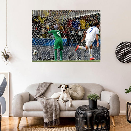 Georgios Samaras Goal Greece FIFA World Cup Football Wall Art Print Poster