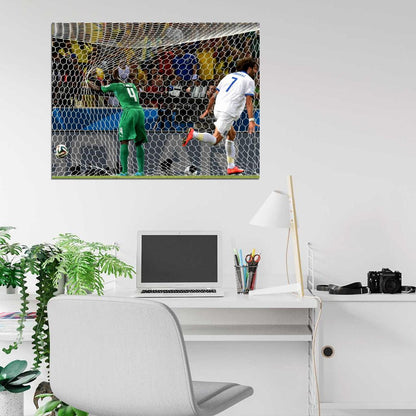 Georgios Samaras Goal Greece FIFA World Cup Football Wall Art Print Poster