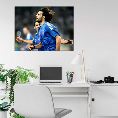 Georgios Samaras Goal Celebration Greece Football Wall Art Print Poster