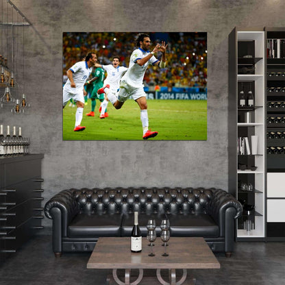 Georgios Samaras Goal Amazing Greece Soccer Football Wall Art Print Poster
