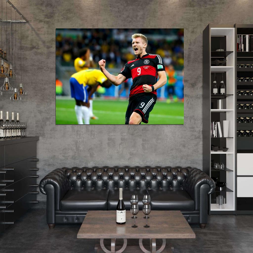 Andre Schurrle Goal Germany World Cup Soccer Football Wall Art Print Poster