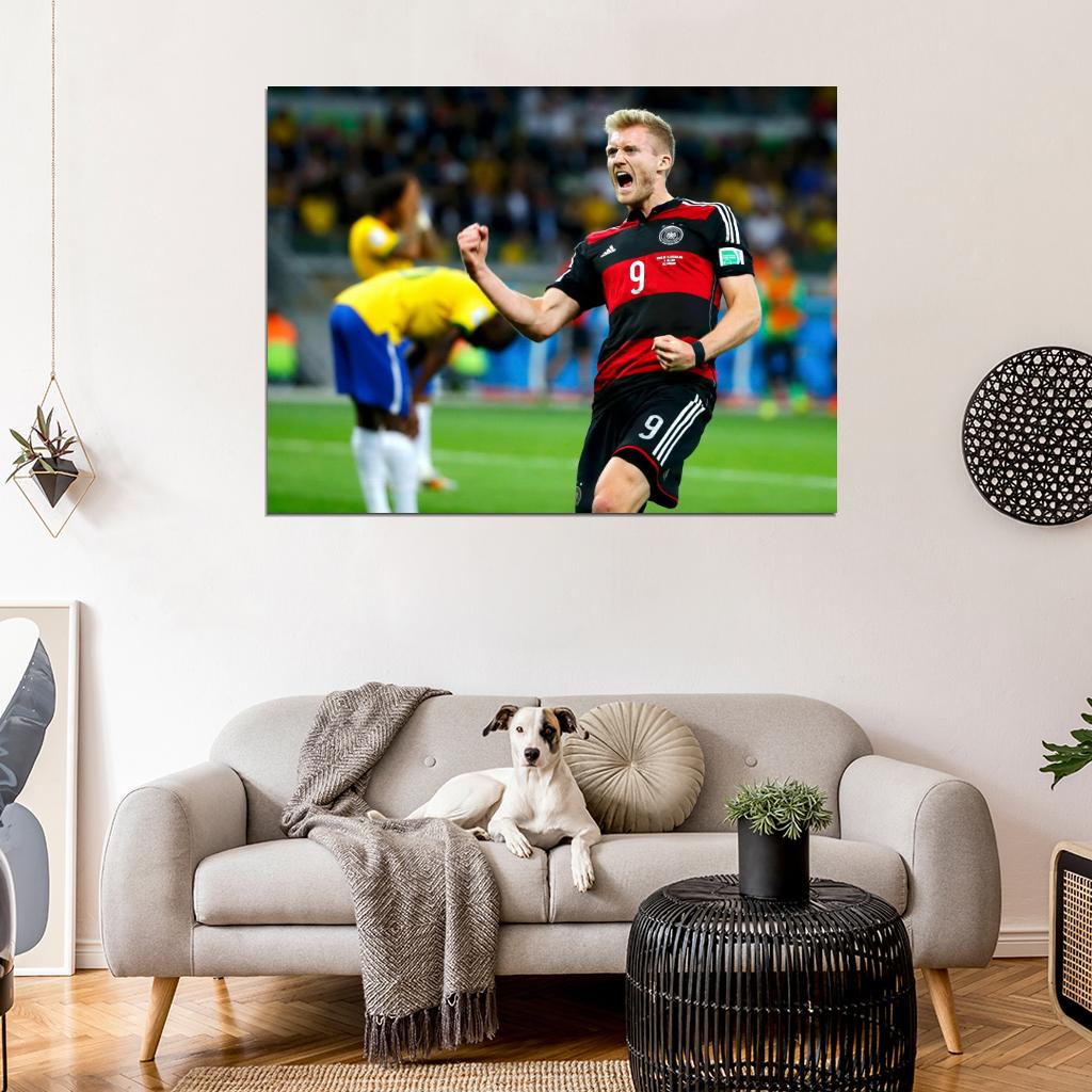 Andre Schurrle Goal Germany World Cup Soccer Football Wall Art Print Poster