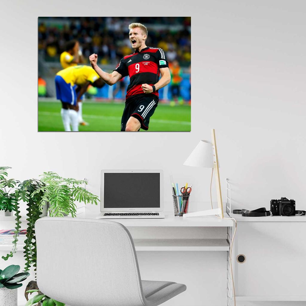 Andre Schurrle Goal Germany World Cup Soccer Football Wall Art Print Poster