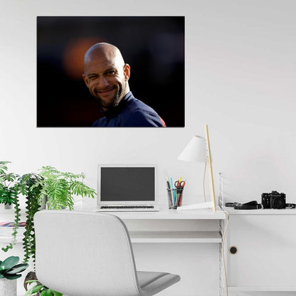 Tim Howard Goalkeeper Portrait USA Soccer Football Wall Art Print Poster