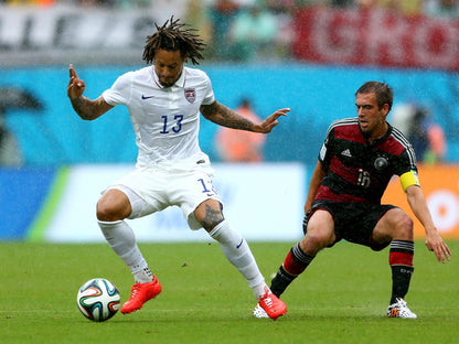 Jermaine Jones USA 2014 FIFA World Cup Brazil Soccer Wall Art Print Poster