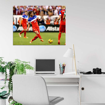 Kyle Beckerman Pass USA Soccer Football Wall Art Print Poster