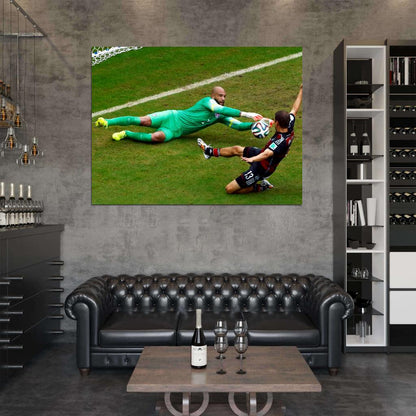 Tim Howard Save USA 2014 FIFA World Cup Brazil Soccer Wall Art Print Poster