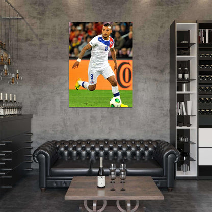 Arturo Vidal Chile World Cup Brazil Soccer Football Wall Art Print Poster