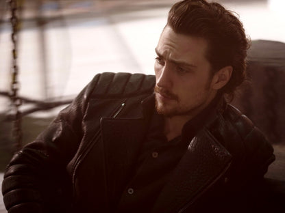 Aaron Taylor-Johnson Actor Portrait Handsome Rare Wall Art Print Poster