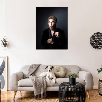 Al Pacino Great Awesome Actor Fist Rings Wall Art Print Poster