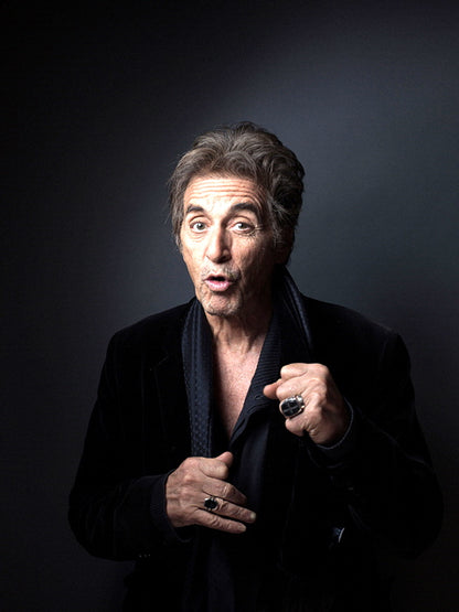 Al Pacino Great Awesome Actor Fist Rings Wall Art Print Poster