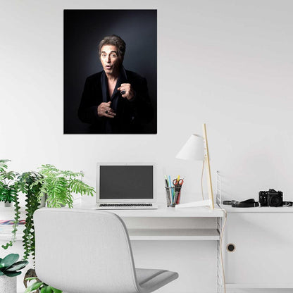 Al Pacino Great Awesome Actor Fist Rings Wall Art Print Poster