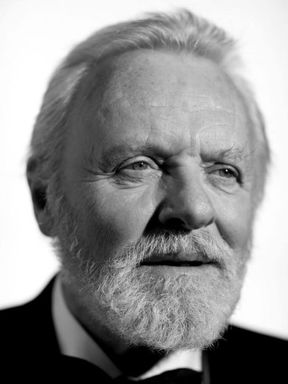 Anthony Hopkins Amazing Actor Portrait Rare BW Wall Art Print Poster