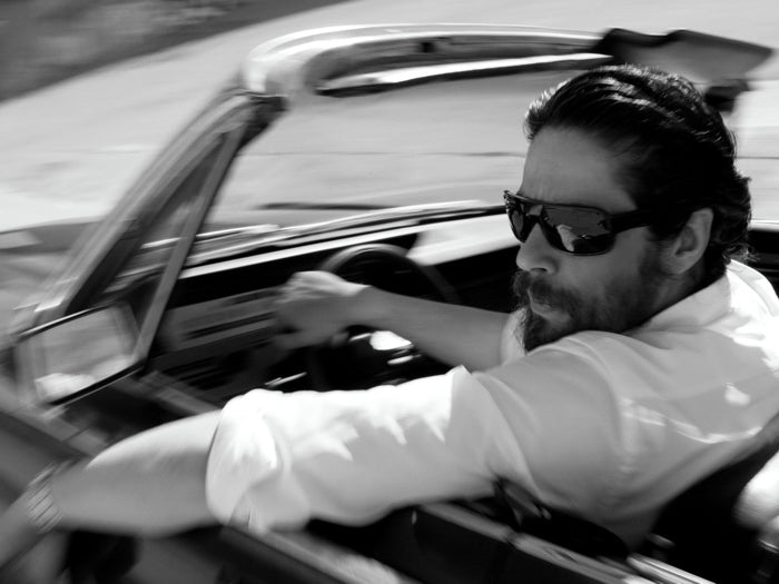 Benicio del Toro Sunglasses Beard Handsome Amazing BW Wall Art Print Poster