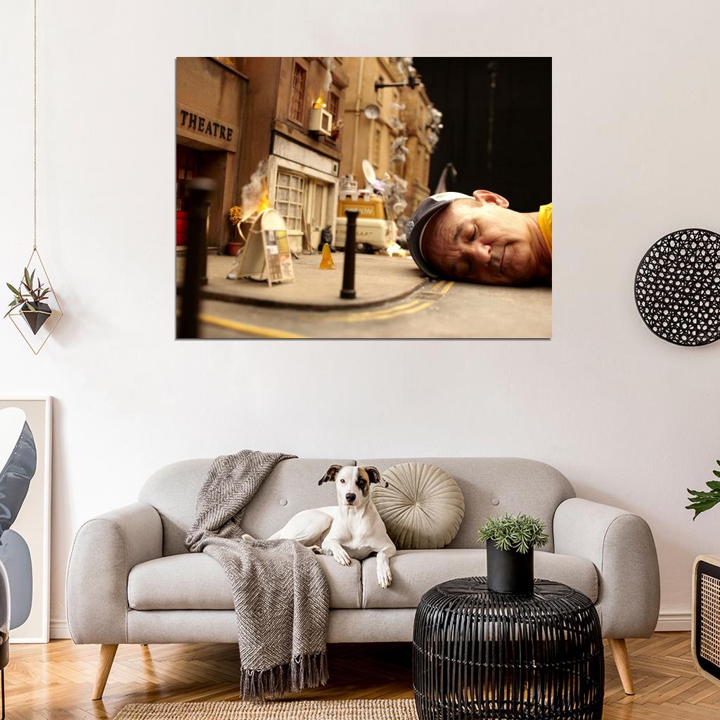 Bill Murray Sleeping Cap Road Street City Actor Rare Wall Art Print Poster