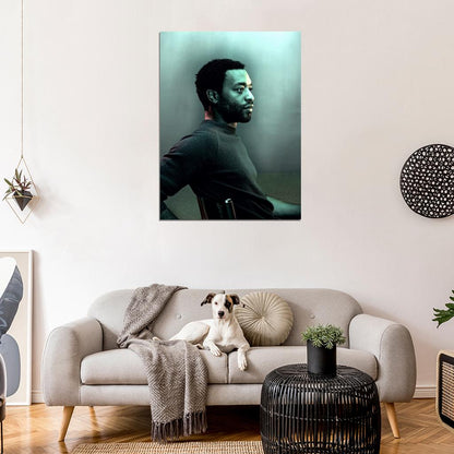 Chiwetel Ejiofor Portrait Awesome Handsome Actor Wall Art Print Poster