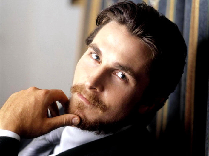 Christian Bale Portrait Suit Handsome Charming Awesome Wall Art Print Poster