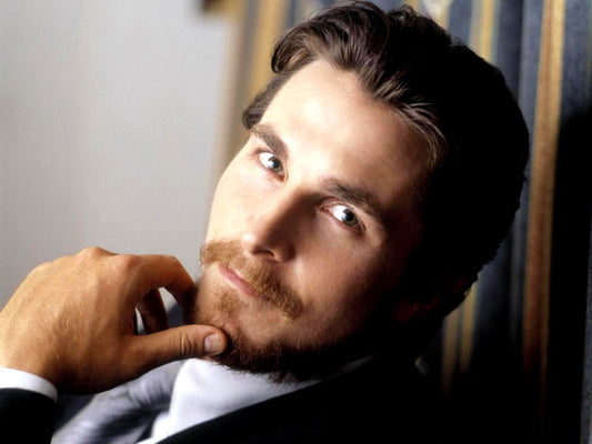 Christian Bale Portrait Suit Handsome Charming Awesome Wall Art Print Poster
