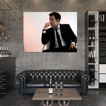 Clive Owen Amazing Portrait Suit Handsome Rare Wall Art Print Poster