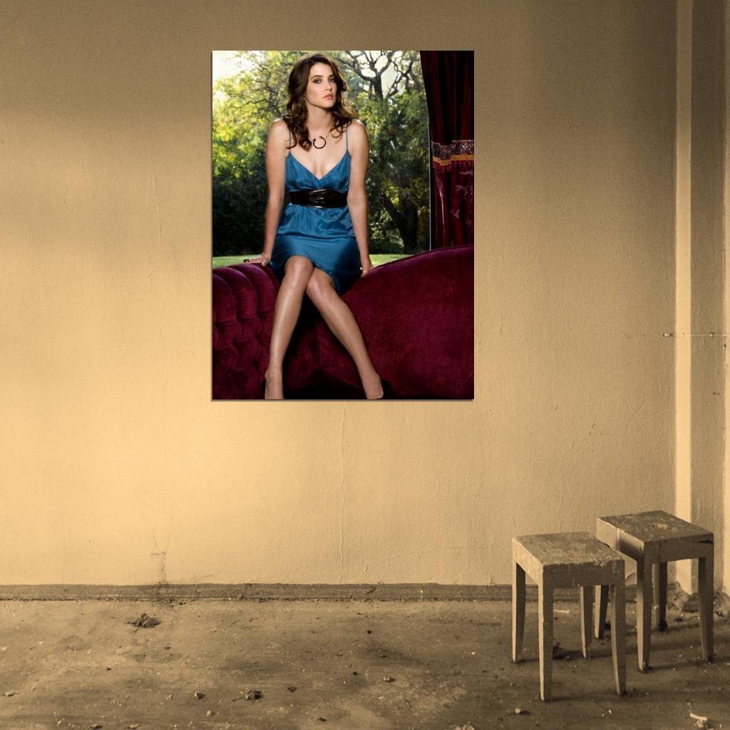 Cobie Smulders Hot Sexy Dress Legs Actress Wall Art Print Poster