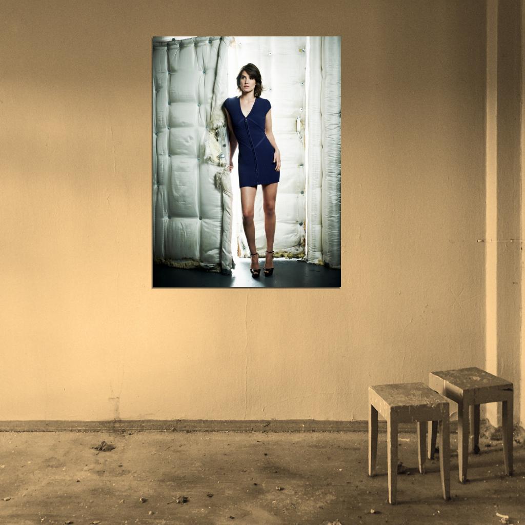 Cobie Smulders Hot Sexy Dress High Heels Actress Rare Wall Art Print Poster