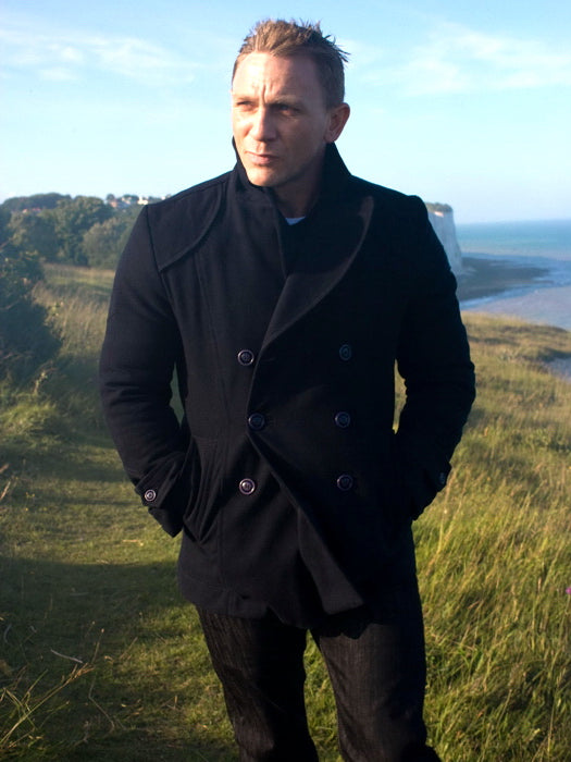 Daniel Craig Overcoat Nature Amazing Actor Rare Wall Art Print Poster