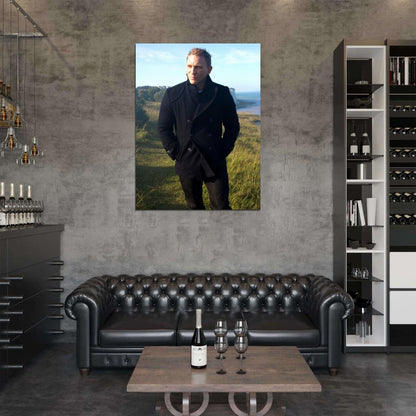 Daniel Craig Overcoat Nature Amazing Actor Rare Wall Art Print Poster