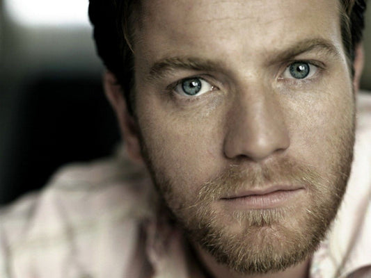 Ewan McGregor Amazing Portrait Handsome Eyes Actor Wall Art Print Poster