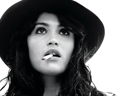 Gemma Arterton Amazing Hot Sexy BW Portrait Hat Rare Wall Art Print Poster