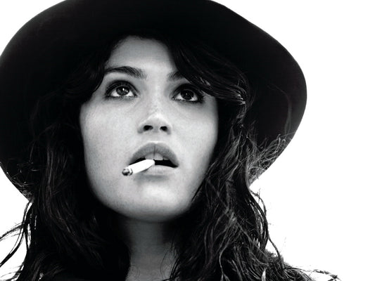 Gemma Arterton Amazing Hot Sexy BW Portrait Hat Rare Wall Art Print Poster