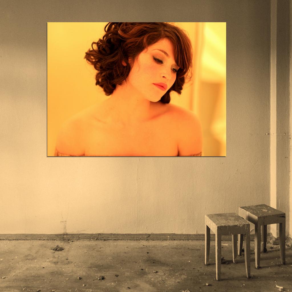 Gemma Arterton Amazing Elegant Sexy Fragile Portrait Wall Art Print Poster