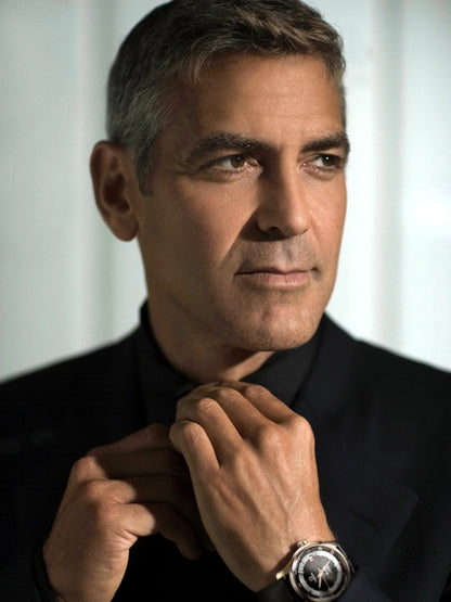 George Clooney Amazing Portrait Handsome Elegant Wall Art Print Poster