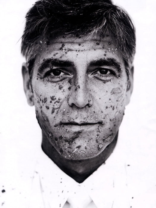 George Clooney Amazing Portrait Suit Handsome Rare Wall Art Print Poster