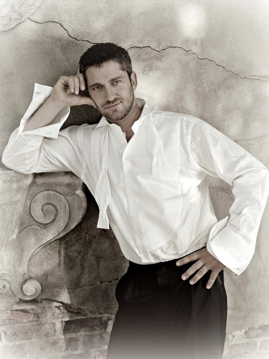 Gerard Butler White Shirt Elegant Handsome Actor Rare Wall Art Print Poster